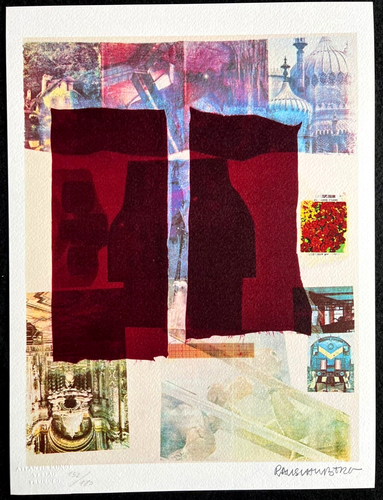 Robert Rauschenberg Lithograph COA Original Signed op Numbered A Hand 180 Es - Picture 3 of 12