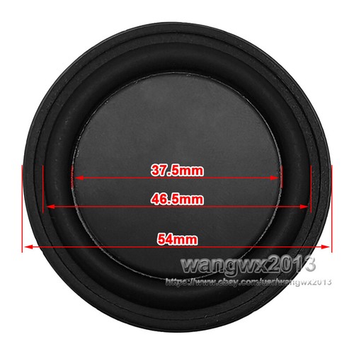 2x 2 "en altavoz redondo Auxiliar pasivo bajo radiador vibración diafragma 54mm - Imagen 7 de 7