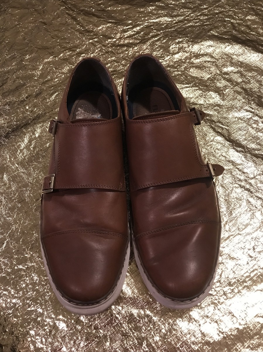 Florsheim Press Double Monk Strap Buckle Brown Genuine  display picture 2