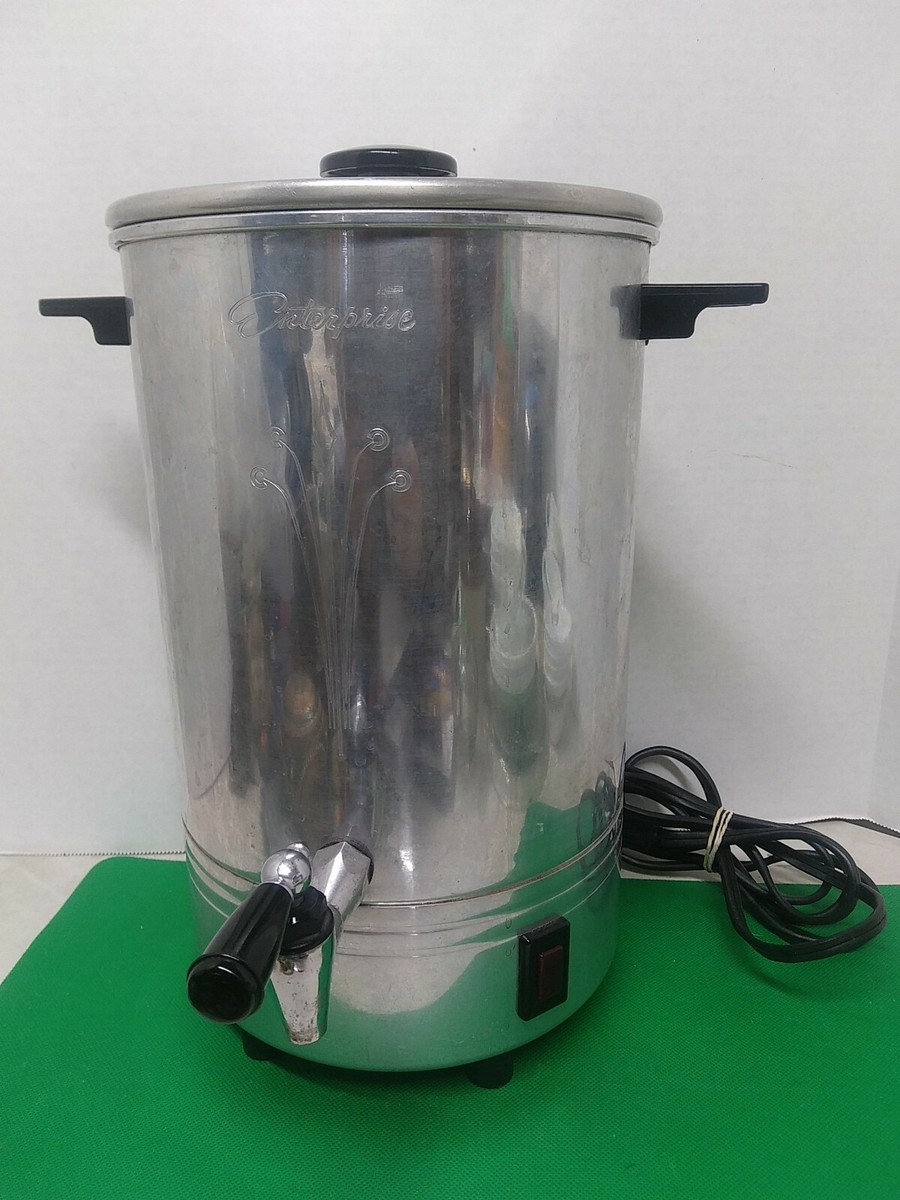 Vintage Enterprise 24 Cup Automatic Coffee Percolator Model SA-24. Works  Great | eBay