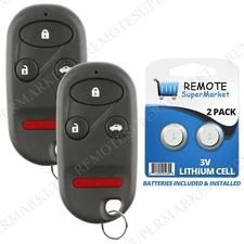 Replacement for Honda 2002 2003 2004 CR-V Keyless Entry Remote Car Key Fob Pair
