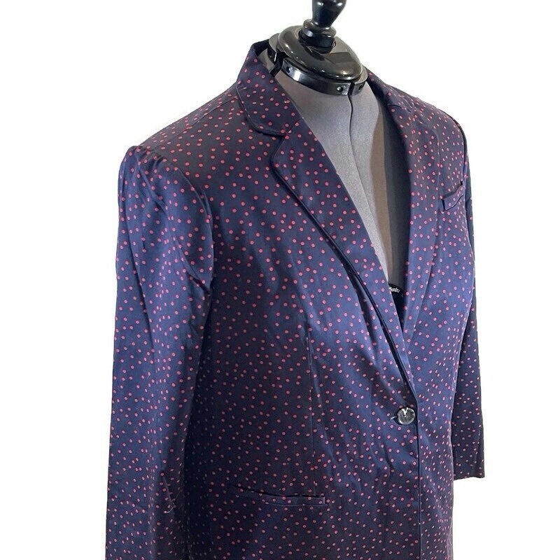 FILA Blazer a pois Court & Rowe nuovo con etichetta