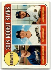 2018 TOPPS HERITAGE BRANDON WOODRUFF/AARON WILKERSON/TAYLOR WILLIAMS RC