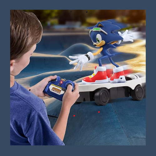Sonic Free Rider R/C Car &ndash; Turbo Boost, High-Speed Racing, Super-Fast Mode
