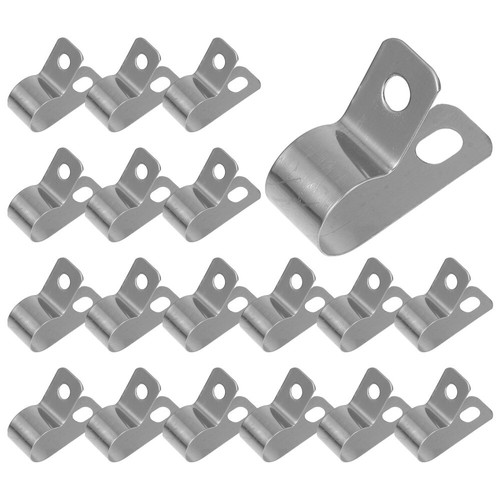 20 Pcs Drahtklemme Aus Edelstahl Kabel Halter Kabelhalter -Clips - Bild 9 von 12