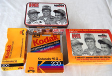 Vtg Kodak Color Print 200 Film - Daytona 500 Collectors Tin EXP 86  96 EF416 