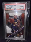 Mosaic 2019-20 NBA Lakers Lebron James Will To Win Card *GEM MINT PSA 10*