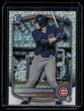 2025 Bowman Draft #BDC-21 Josiah Hartshorn Chrome Mojo Refractor