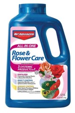BioAdvanced All-In-One Rose and Flower Care 4-Pounds, Ready-to-Use Granules 