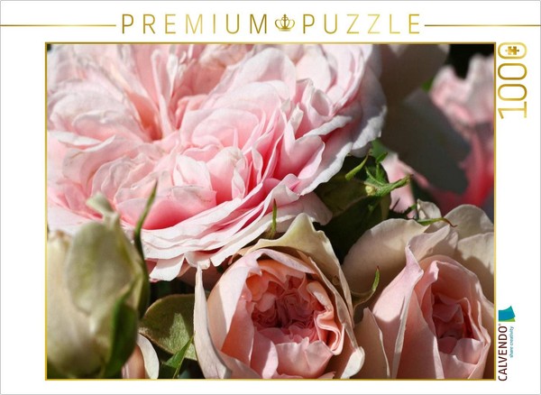 Calvendo Puzzle The Rose—Queen Of Flowers | 1000 Pieces, Finished Size 25.2 × 18-image