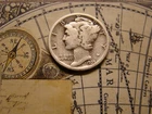 1925-P MERCURY DIME 90% SILVER