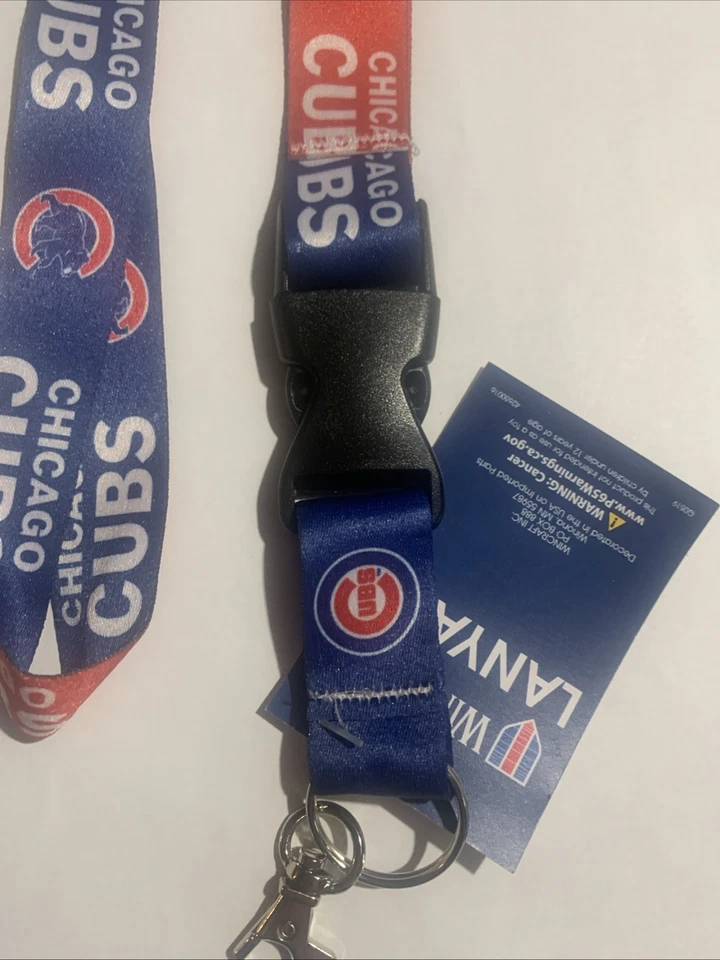 Chicago Cubs MLB Two Tone Lanyard - Image 3 of 3