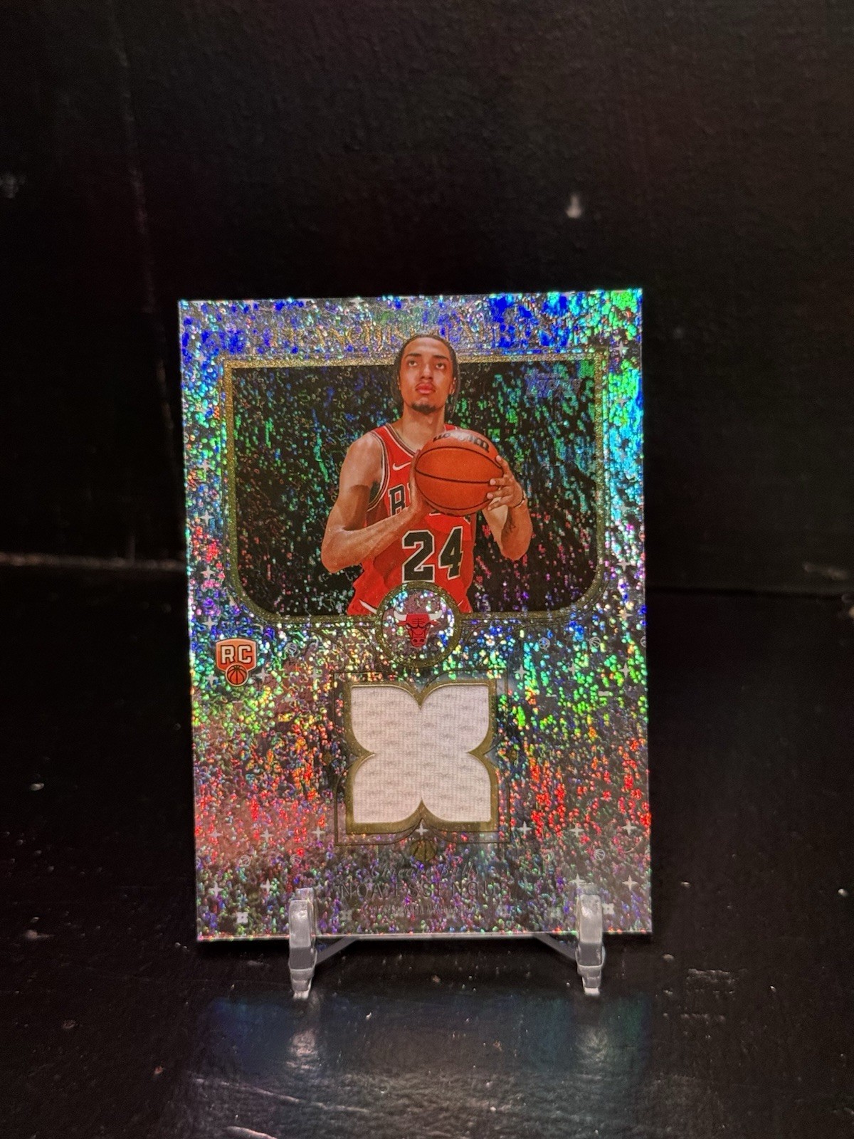 2025-2026 Topps Basketball Noa Essengue Sparkle Franchise Fabrics (RC)