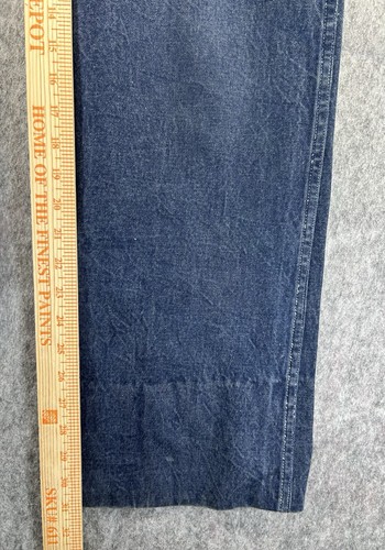 VTG Brittania Wide Bell Bottoms Flare Denim Jeans 70s Size 9 Retro Made In USA - Picture 4 of 7