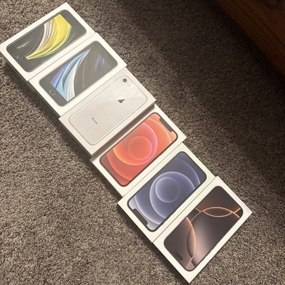 Apple iPhone Empty BOXES ONLY, No Phone *Lot of 6*