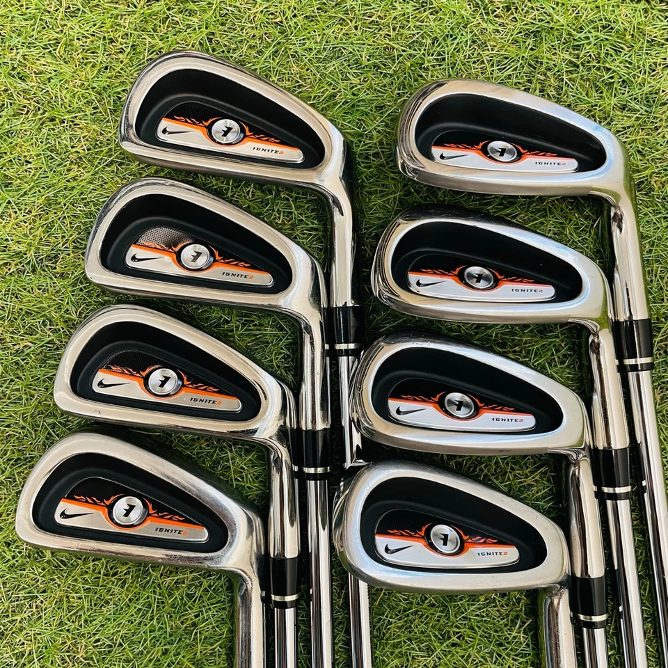 NIKE IGNITE2 Iron Set 4-9PwAw 8Pics Steel Shaft UNI Flex RH Golf Mens Clubs - Image 3 of 4