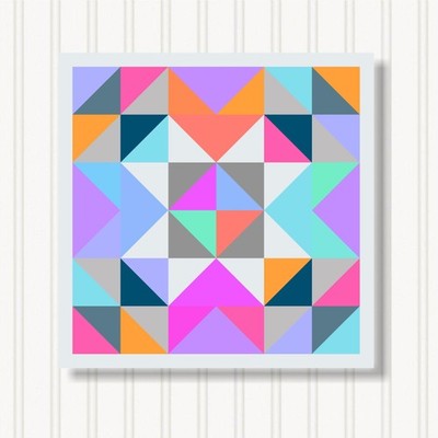 Barn Quilt Square, 8 Sizes, Outdoor & Indoor Wall Art, Home Decor, BQ088-06
