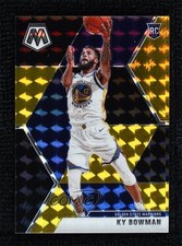 2019-20 Panini Mosaic Rookies Choice Black Gold Prizm 2/8 Ky Bowman #206 hs9