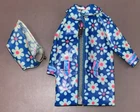 Vintage Mattel Skipper Barbie Doll #1939 "FLOWER SHOWERS" Rain Outfit COAT HAT