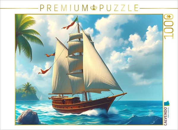 Calvendo Puzzle Tropical Wind | 1000 Pieces, Finished Size 25.2 × 18.9 In (64 ×-image