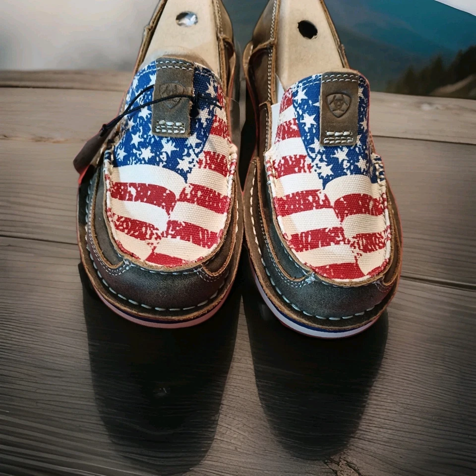 Ariat Women's Cruisers - Distressed Flag-New 8.5 - Image 3 of 4