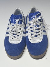 Adidas Athen Blue suede (white stripes) UK Size 9.5