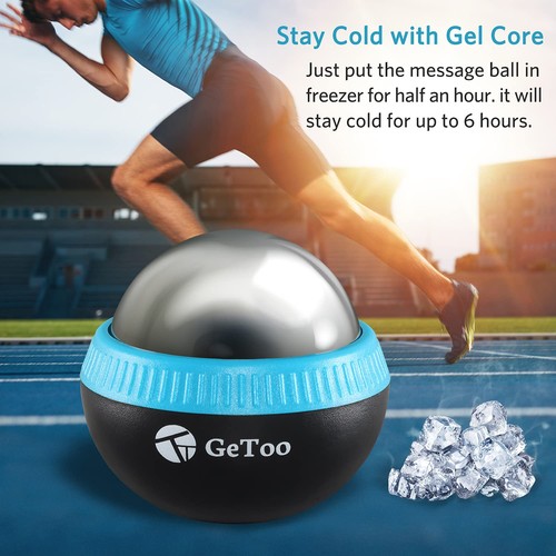 GeToo Cryosphere Cold Massage Roller Ball - 2.8 Inch Ice Massage Ball for Dee... - Imagen 3 de 5