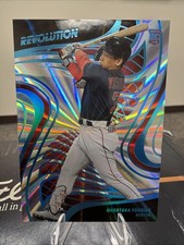 2023 Panini Chronicles Revolution- Sunburst #42 Masataka Yoshida RC - 23/50
