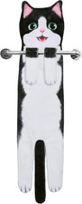 Daisyjoy Cat Funny Hand Towels for Bathroom Kitchen- Cute Decorative Kitten Deco