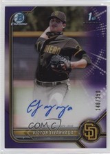 2022 Bowman Chrome Prospect Purple Refractor 146/250 Victor Lizarraga Auto 0q4s