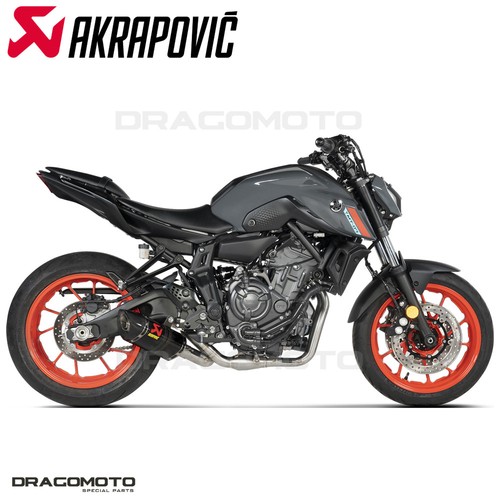 Full exhaust YAMAHA FZ-07 700 2015-2017 AKRAPOVIC Carbon RC S-Y7R2-AFC - Picture 2 of 9