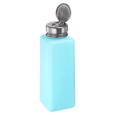 Lösemittel Alkohol Spender 500ml(16.9oz) Drückbare Flüssigkeit Spender Pump Blau