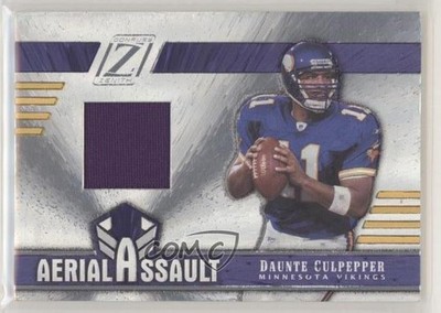 2005 Donruss Zenith Aerial Assault Jerseys 31/250 Daunte Culpepper #AA-19 2u3