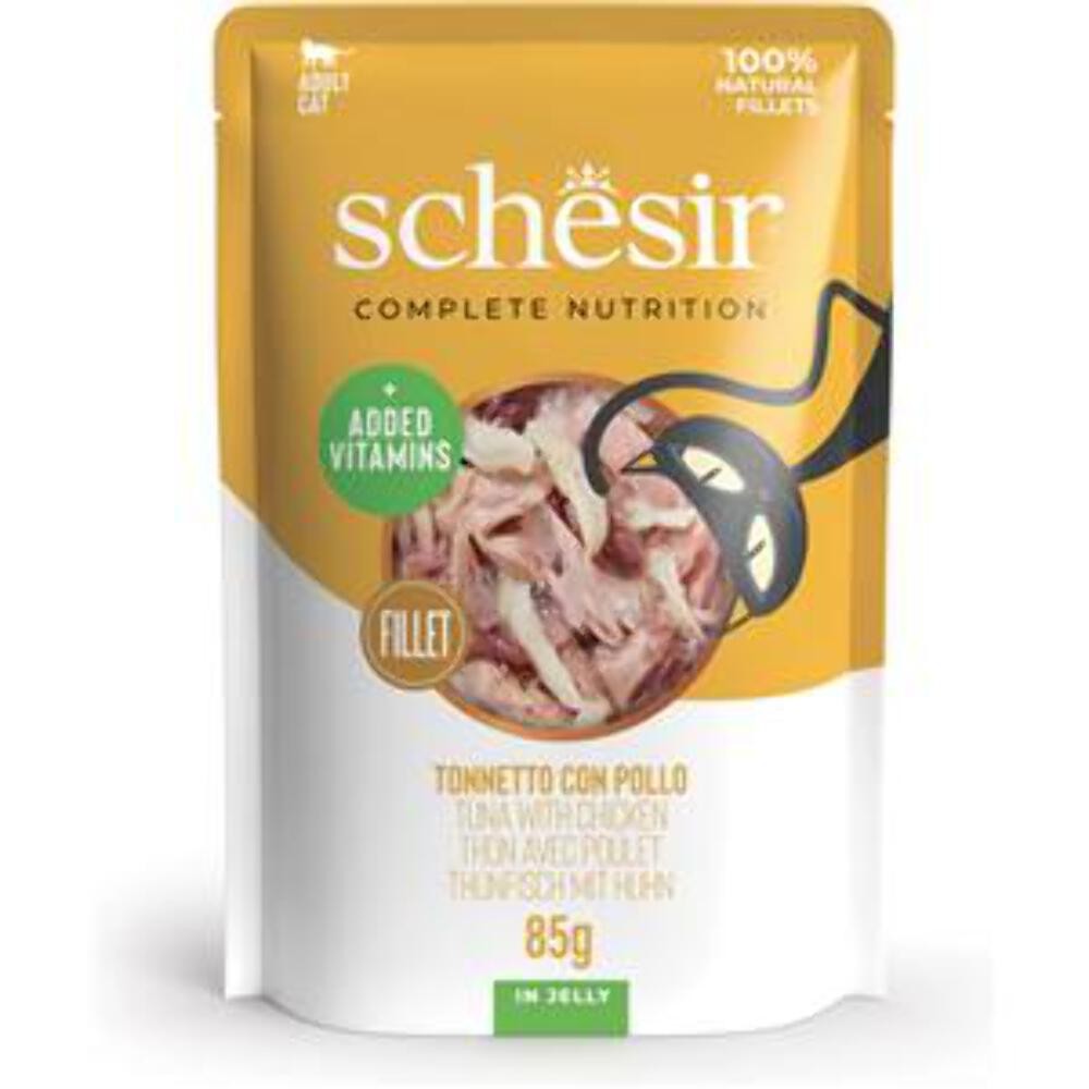 SCHESIR BUSTINA TONNETTO CON POLLO IN JELLY 85 GR