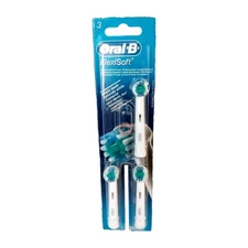 Oral-B☆NEW Flexisoft Flexi-Soft Replacement Toothbrush Heads X3 Refills~ EB 17-3