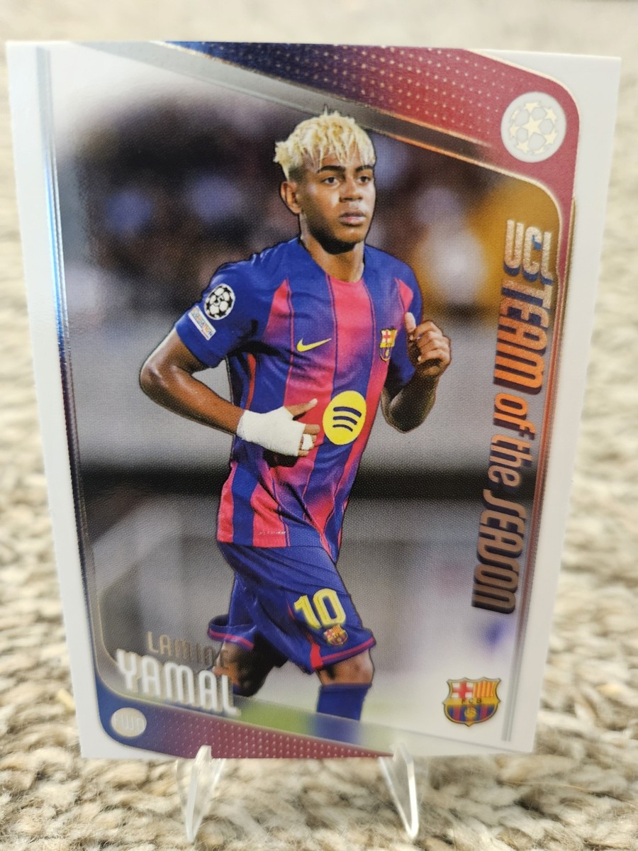 25/26 Topps Lamine Yamal #10 FC Barcelona Team of the Season