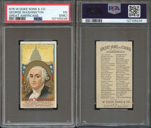 1888 N76 Duke #45 George Washington