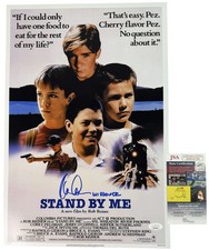 Kent Luttrell signed 12x18 Poster Ray Brower Stand by Me JSA Authentication