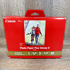 400 Sheet Pack of CANON Photo Paper Plus Glossy II PP-301 4"x6" Sealed