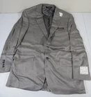 Jos A Bank NWT 38 Short Solid Gray Men's Silk Blend Sport Coat New!