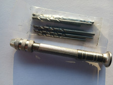 Micro mini perceuse à main avec 10 forets hélicoïdaux 0,8–3,0 mm