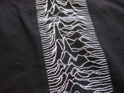 JOY DIVISION - UNKNOWN PLEASURES - MIDNIGHT  HOUR - Small S black T-shirt top