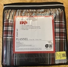 Tribeca Living 100 Heavyweight Cotten Flannel Sheet Size Full Set 24 Deep
