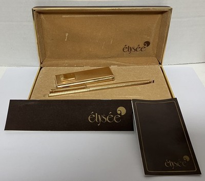 Elysee Pen & Lighter Set In Case West Germany