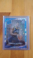 Donovan Mitchell Optic RC NBA Card 2020-21 Rookie Parallel Excellent Condition. rookie card picture