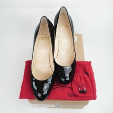 CHRISTIAN LOUBOUTIN schlichter Pumps 100 Lack...