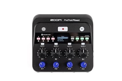 ZOOM PodTrak P4 Podcast Recorder 4-Kanal Audio Interface USB AI Rauschen