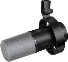 FIFINE XLR/USB Podcast Dynamic Microphone for Streaming, Studio XLR Microphon...