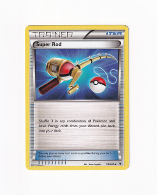 Super Rod 95/101 Noble Victories Regular Non Holo Pokemon Moderately Played MP