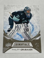 2021-22 Upper Deck Credentials Hockey #27 - Philipp Grubauer - Seattle Kraken